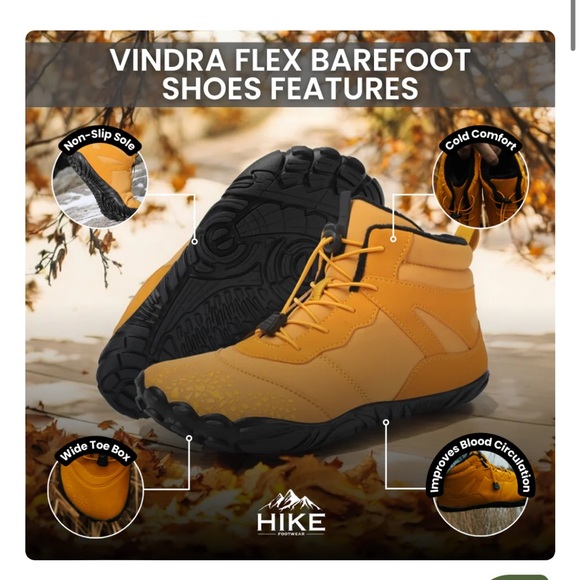 Vindra Flex - Non-slip & Universal Winter Barefoot Shoe (Waterproof) - Picture 3 of 4
